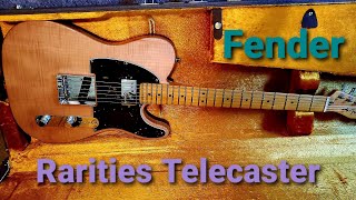 Video thumbnail for Fender Rarities Chambered Telecaster, with THICK Flame Maple Top. OMG! by Chris Tompkins