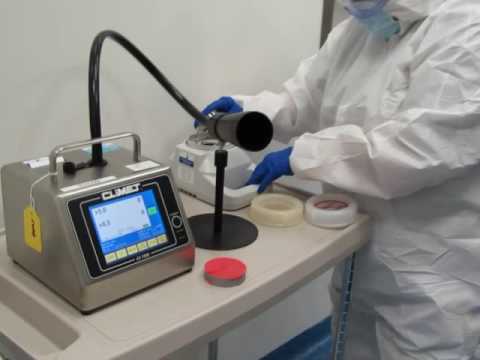 3 Setup and start of air ideal and particle counter 2