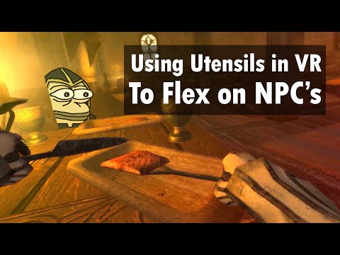 Modding Skyrim VR with the HIGGS mod makes it a real VR game