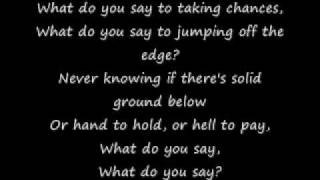 Celine Dion-Taking Chances With Lyrics
