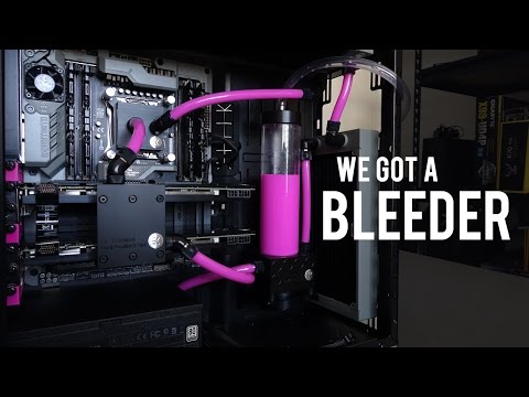 Custom Water Cooled Build Log 4 - The Pink Loop REVEAL