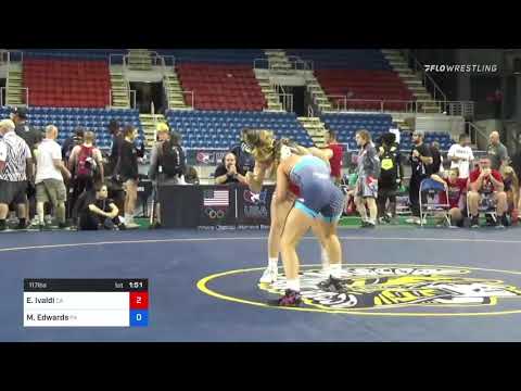117 Lbs Consi Of 8 #1 - Elena Ivaldi, California Vs Morgan Edwards, Pennsylvania 6c1f