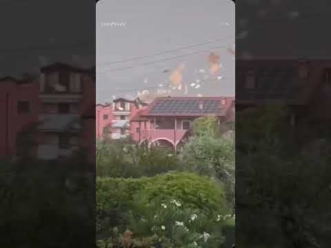 🚨 11 giugno 2026. Verona. Vento e Downburst violento si contano i danni. #news #downburst