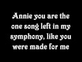 SAFETYSUIT - ANNIE ;.LYRICS video.; 