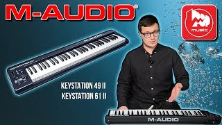 Video thumbnail for M-AUDIO KEYSTATION 49 II + M-AUDIO KEYSTATION 61 II - самые популярные доступные MIDI клавиатуры by PopMusicRu