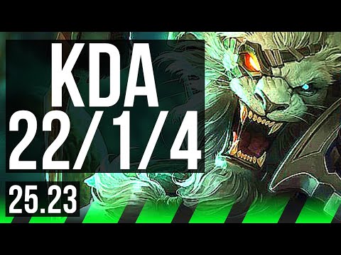 RENGAR vs KHA'ZIX (JGL) | 22/1/4 | TR Grandmaster | 25.23