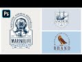 Logo Design Tutorial Adobe Photoshop Illustrator Mastering Vintage Part 1