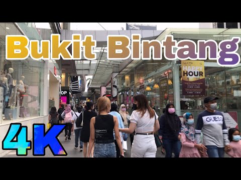 Walking Around Bukit Bintang Kuala Lumpur,Fahrenheit,Lot-10,Time Square, Lowyat Plaza|4K Malaysia