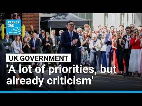 'A lot of aspirations, a lot of priorities, but already criticism' for new UK government