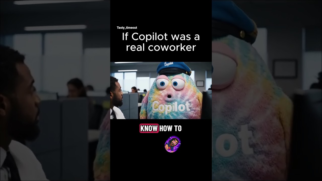 If Microsoft Copilot was a real coworker#viral #relatable #funny #relax #memes#copilot #tastytimeout