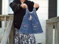Disney Baby Minnie Blue Jean Denim Dress Size 18 Month 18M Used