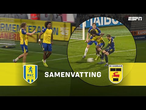 DOELPUNT IN 90e MINUUT ONTERECHT AFGEKEURD 🔎 🚩 | Samenvatting RKC Waalwijk - SC Cambuur