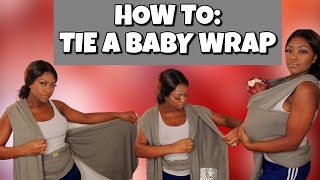 How To: Moby Wrap Boba Wrap with a Newborn | Newborn Hug Hold | CARRYING A NEWBORN