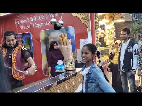 Turkish ice cream funny moment 🤣♡frist vlog in my channel ✨🦋🌸🌷