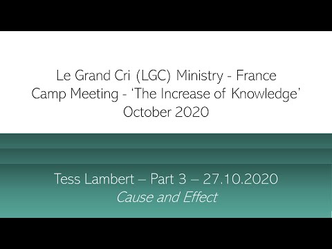 Cause and Effect - Part 3 - Tess Lambert - 27-10-2020