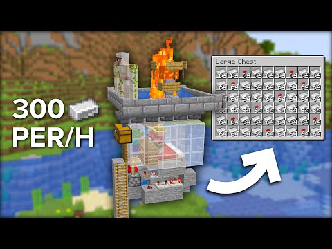 Minecraft 1.19 Easy Iron Farm Tutorial - 300 Per Hour