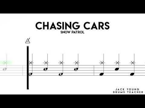 How To Play Chasing Cars On Drums!