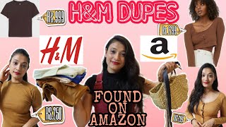 H&M Dupes on Amazon❤️❤️Starting Rs200😱🥰Tops/bags/belt& more | Tryon Haul |