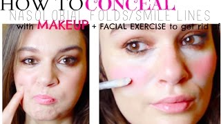 How to Cover up Nasolabial folds with Makeup