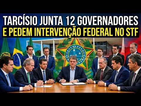 Tarcísio gathers 12 Bolsonaro-supporting governors to sign a letter requesting federal interventi...