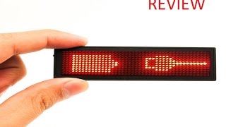 MECO LED Programmable Name Tag Review