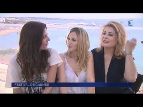 FESTIVAL DE CANNES 2011, les interviews - Catherine Deneuve, Chiara Mastroianni et Ludivine Sagnier