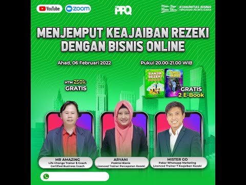 MENJEMPUT KEAJAIBAN REZEKI DENGAN BISNIS ONLINE