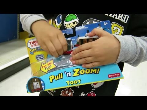 Pull N Zoom Toby with Troublesome Truck! New Thomas Toys for 2013!