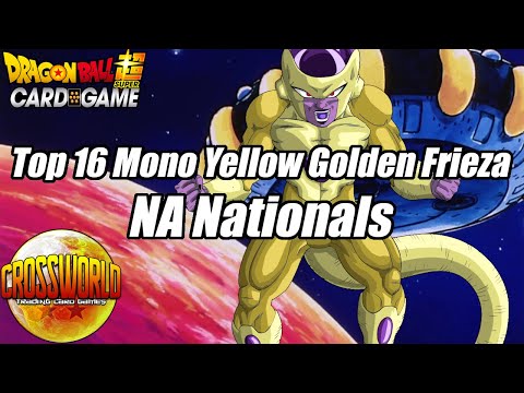 Top 16 Mono Yellow Golden Frieza Deck Profile - NA Nationals - Dragon Ball Super Card Game