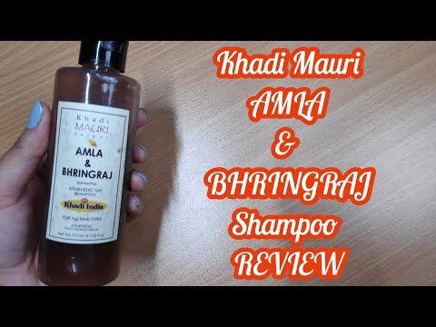 Khadi Mauri Herbals Amla & Bhringraj Shampoo Review/ Best Organic Shampoo Review