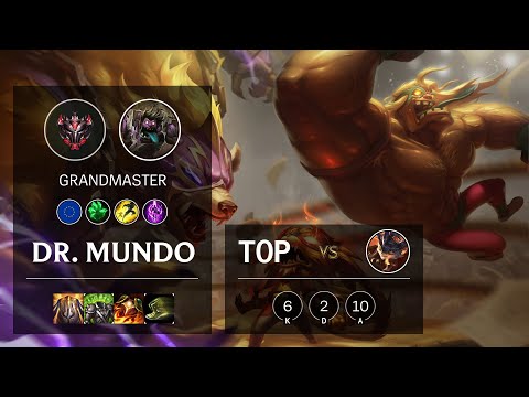 Dr. Mundo Top vs Rumble - EUW Grandmaster Patch 10.18