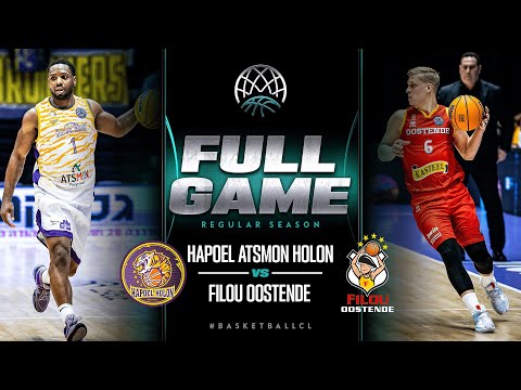 Hapoel Atsmon Holon v Filou Oostende | Full Game | Basketball Champions League 2022/23