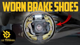 5 Bad Brake Drum Symptoms. Worn Brake Shoes Replacement Tips