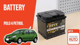 Youtube thumbnail of video "How to replace the car battery Polo mk4 1.4 🔋"