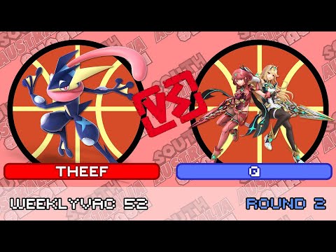 WeeklyVac 52 - SSBU - Theef (Greninja) vs Q (Pyra & Mythra)