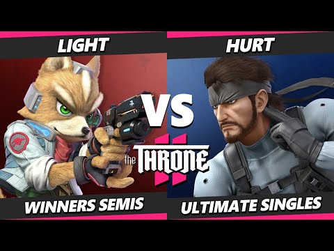 The Throne 2 TOP 8 - Light (Fox) Vs. Hurt (Snake) Smash Ultimate - SSBU