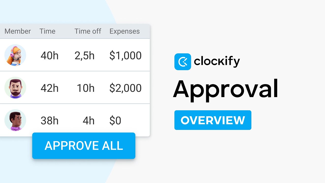 Approval | Clockify Features