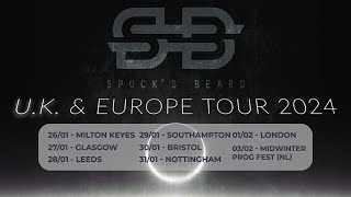 Spock's Beard UK &amp; Europe Tour 2024 #progrock