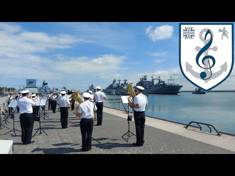 20 Minuten Marinemusikkorps Wilhelmshaven - Platzkonzert zum Einlaufen des EGV Berlin am 10.07.2021