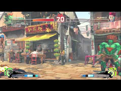 SSF4: BruceWayneRuny (Blanka) VS hanashima (Viper)