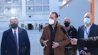 Επίσκεψη Ν. Φαρμάκη στο Γενικό Νοσοκομείο Πατρών "Άγιος Ανδρέας"