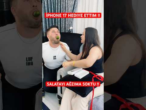 iPhone 17 hediye ettim ! 😂                #hediye #karıkoca #komik #parodi ￼￼