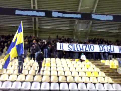 Modena - Empoli 2-3 CS# striscione "il silenzio degli indecenti"