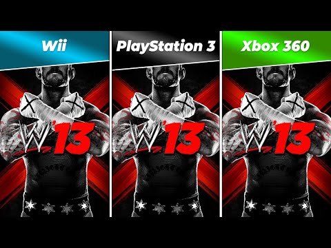 WWE '13 (2012) Wii vs Xbox 360 vs PlayStation 3 [Graphics Comparison]