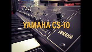 Video thumbnail for Yamaha CS-10 by rimela
