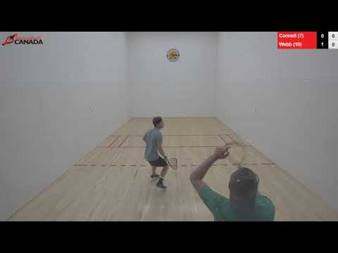 2018 Canadian Racquetball National Championships - Men's 16s - Webb vs Connell