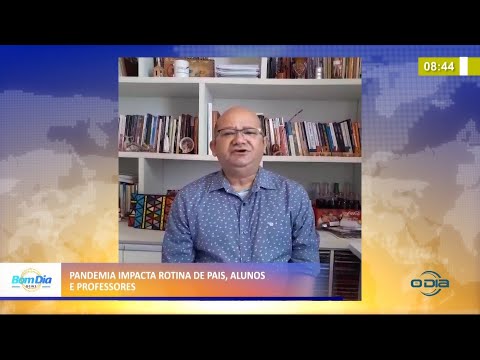 Pandemia impacta rotina de pais, alunos e professores 22 03 2021