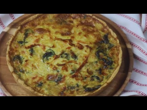 How to make Spinach Quiche | Easy Spinach Quiche Recipe | Spinach recipe health