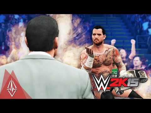 WWE 2K15 2K Showcase Mode - Hustle, Loyalty, Disrespect Part 1 - CM PUNK LEAVES WWE!