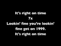 red hot chili peppers- right on time + lyrics 